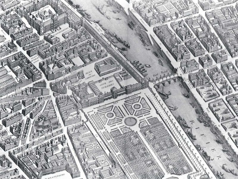 Plan of Paris 1730 - IV art print by Louis Bretez for $57.95 CAD