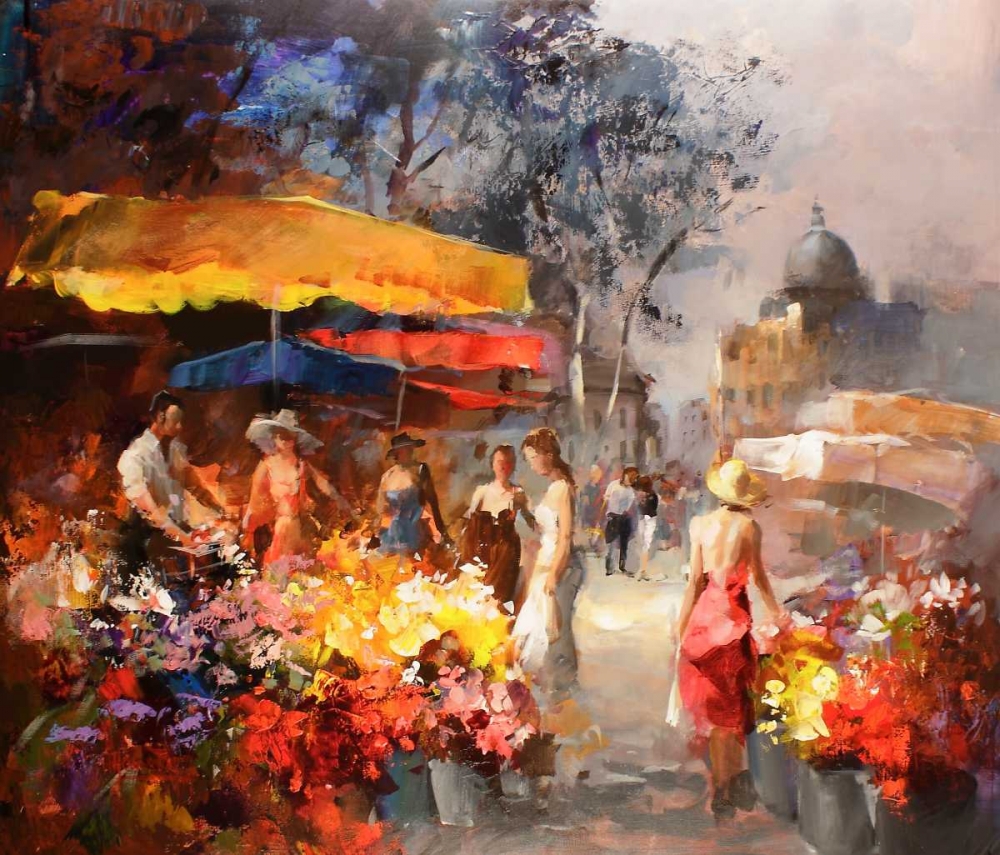 Market Place art print by Willem Haenraets for $57.95 CAD
