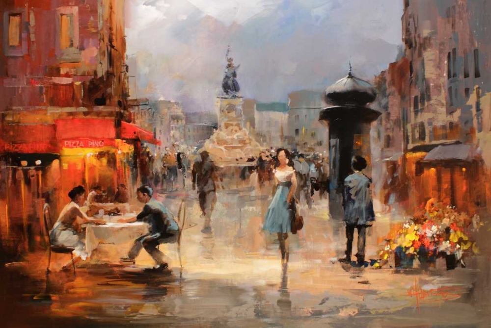 Cafe Rouge I art print by Willem Haenraets for $57.95 CAD