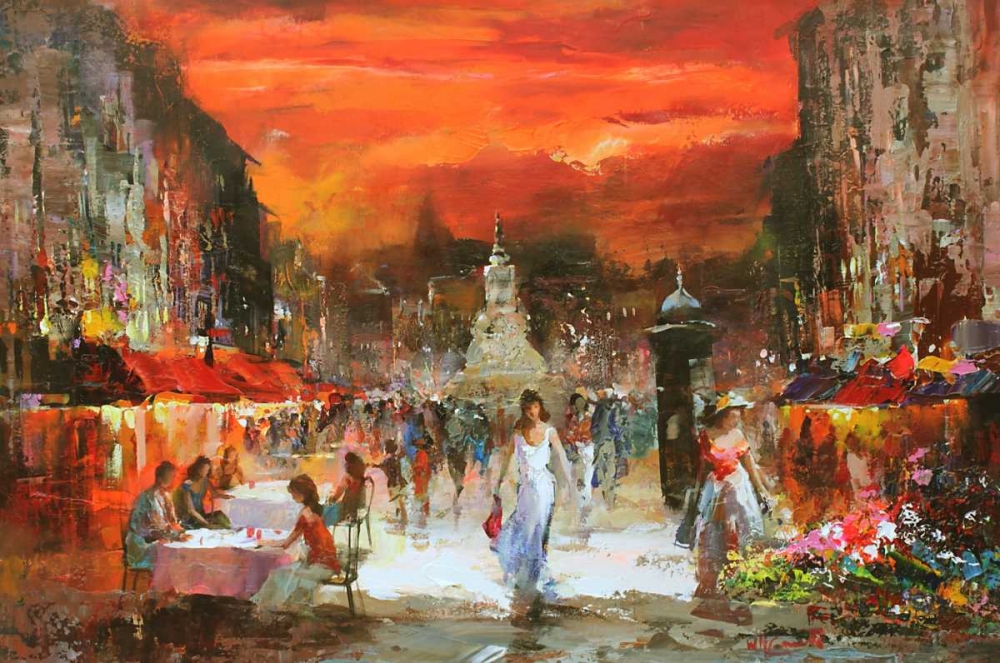 Cafe Rouge IV art print by Willem Haenraets for $57.95 CAD