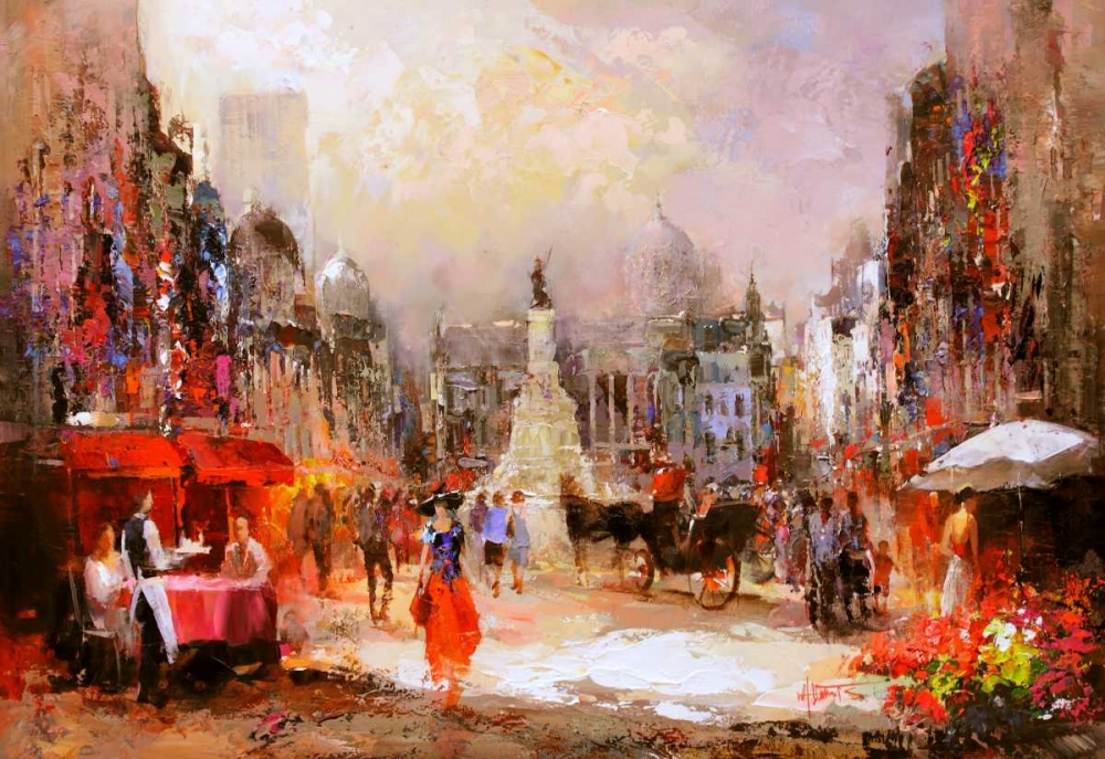 Cafe Rouge V art print by Willem Haenraets for $57.95 CAD