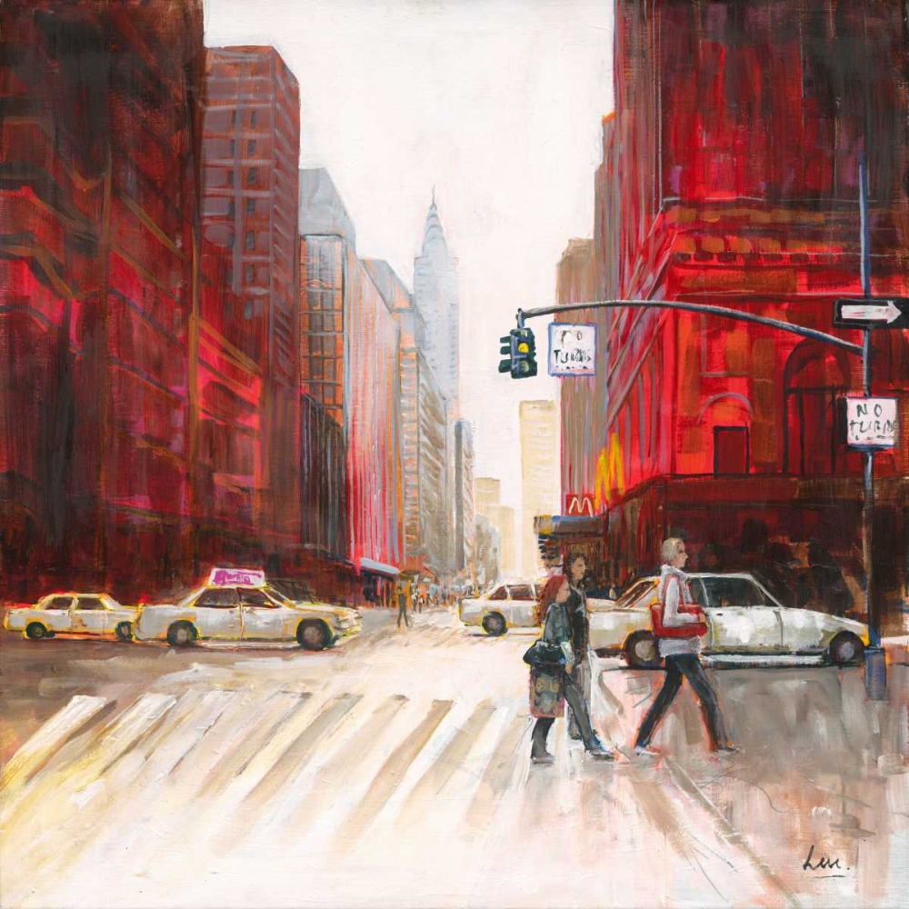 Red Fusion IV art print by Luc for $57.95 CAD