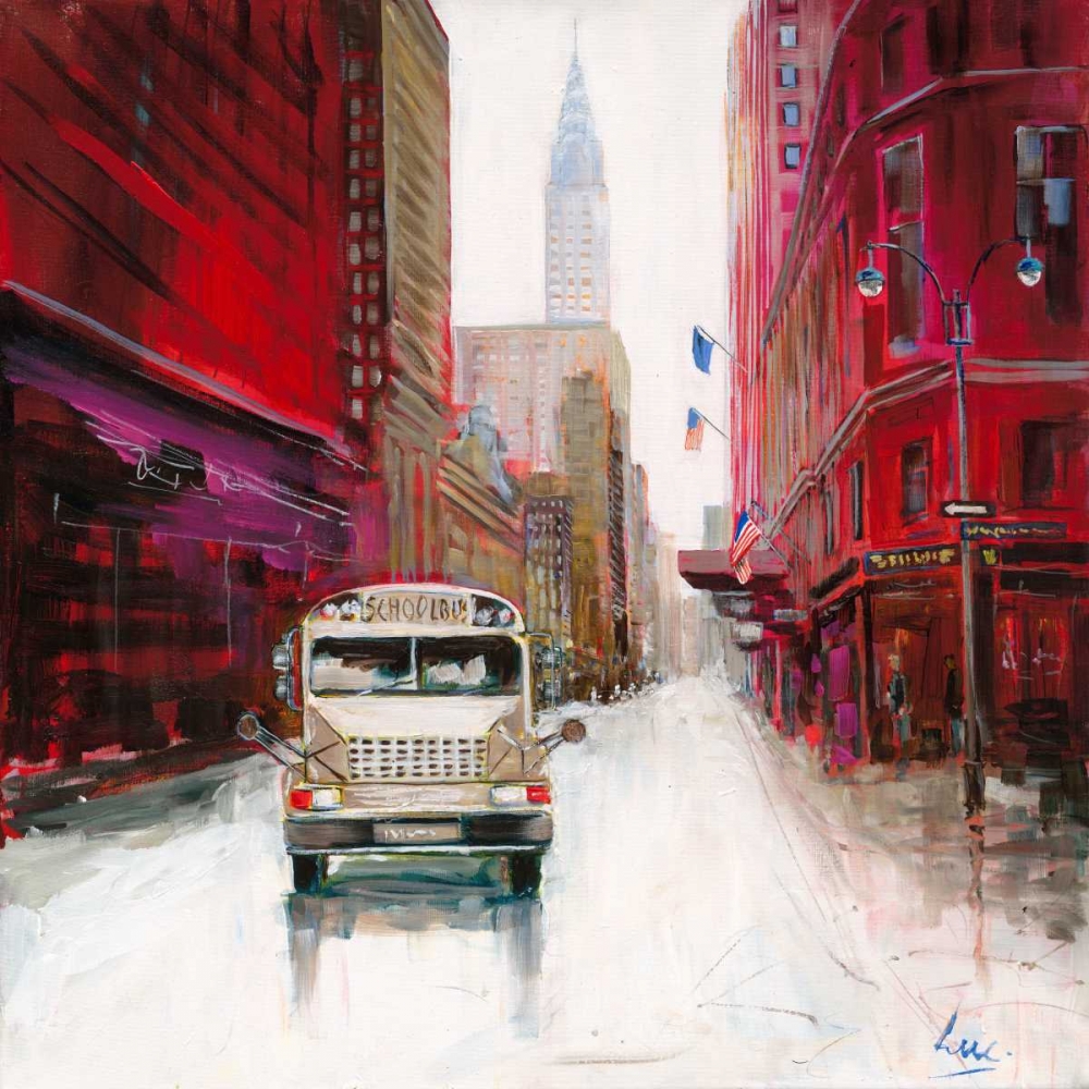 Red Fusion VI art print by Luc for $57.95 CAD