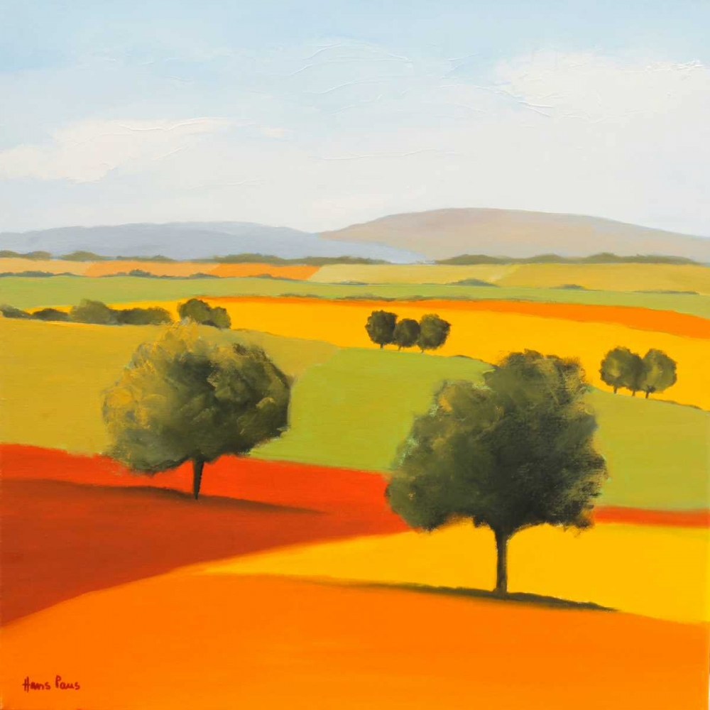 Red Tree art print by Hans Paus for $57.95 CAD