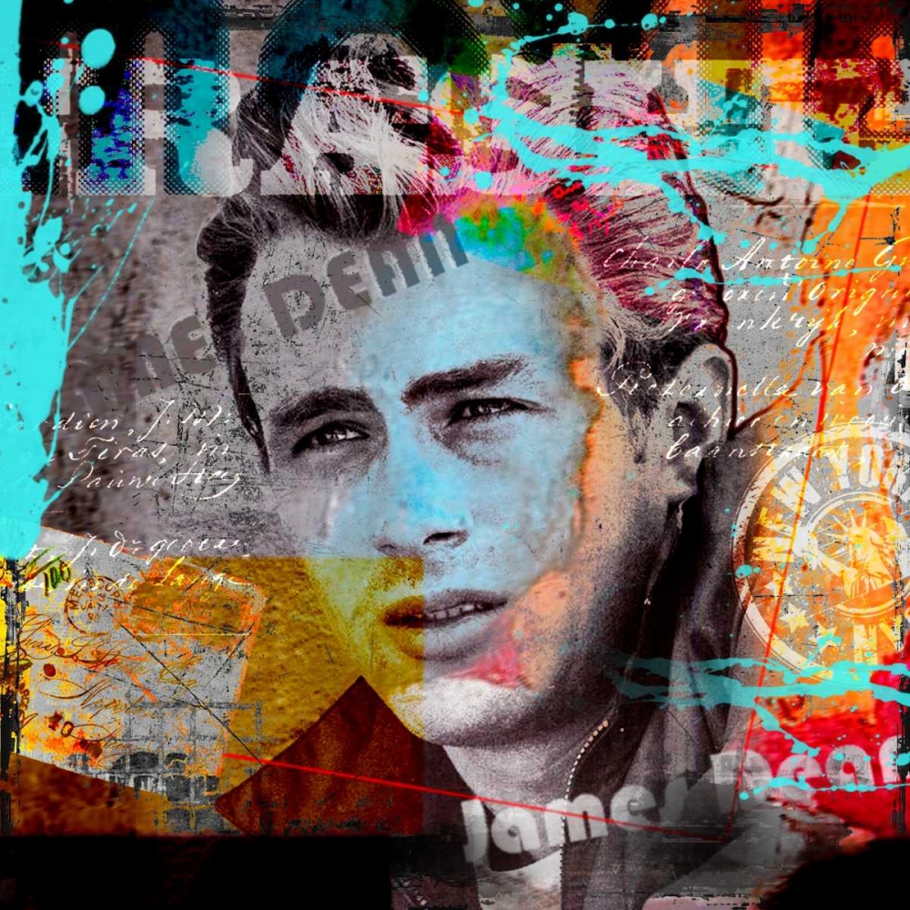 James Dean art print by Micha Baker for $57.95 CAD