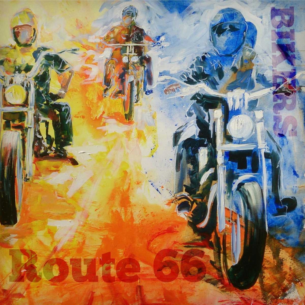 Route 66 art print by Luc for $57.95 CAD
