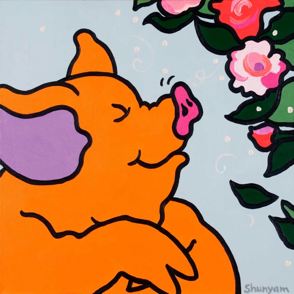 I smell the roses art print by van Steveninck Shunyam for $57.95 CAD