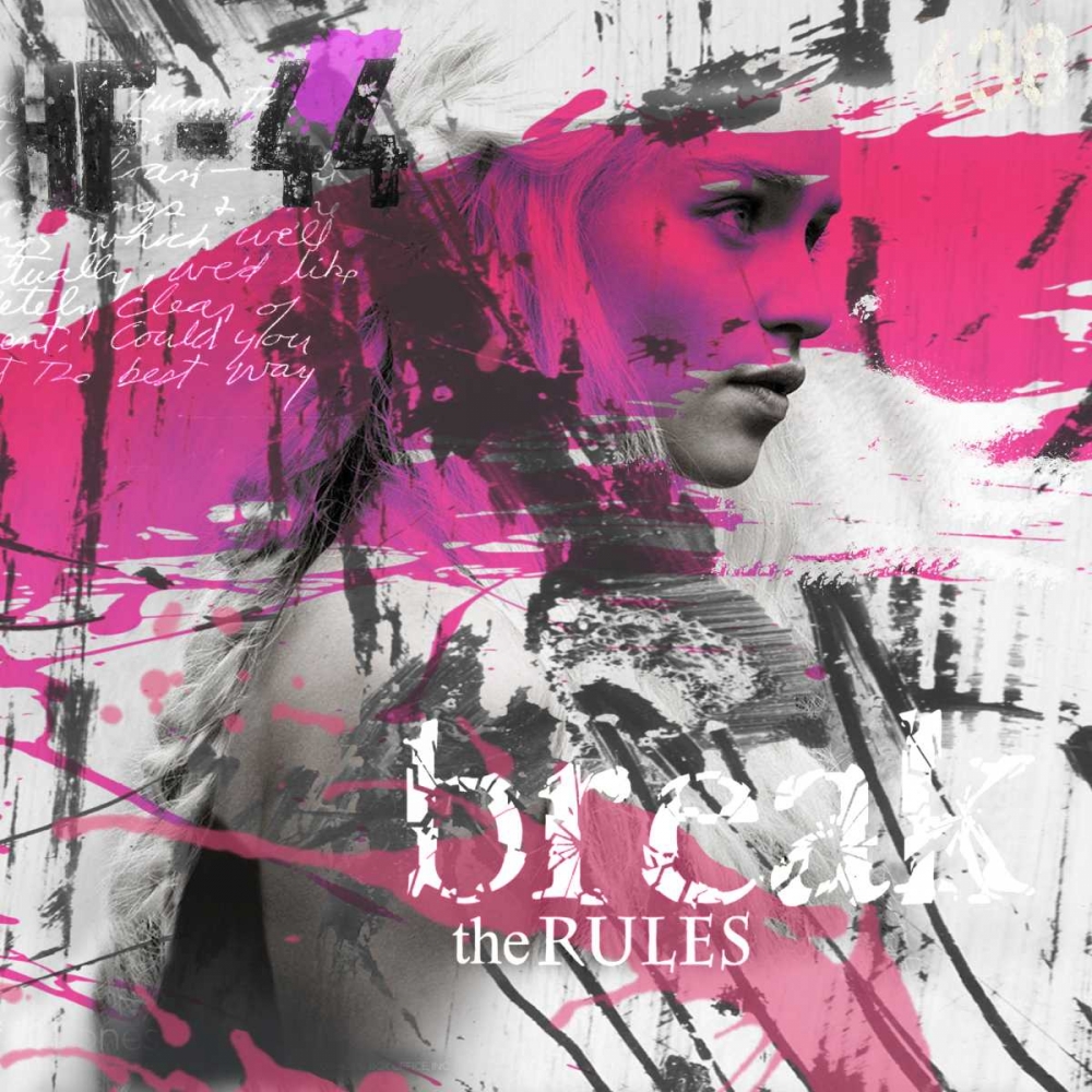 Break the rules art print by Micha Baker for $57.95 CAD
