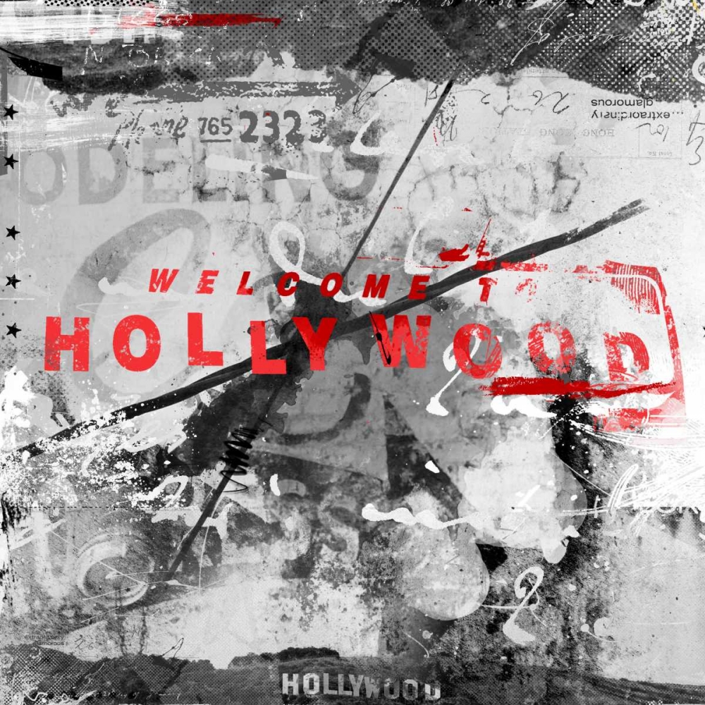 Welcome Hollywood art print by Teis Albers for $57.95 CAD