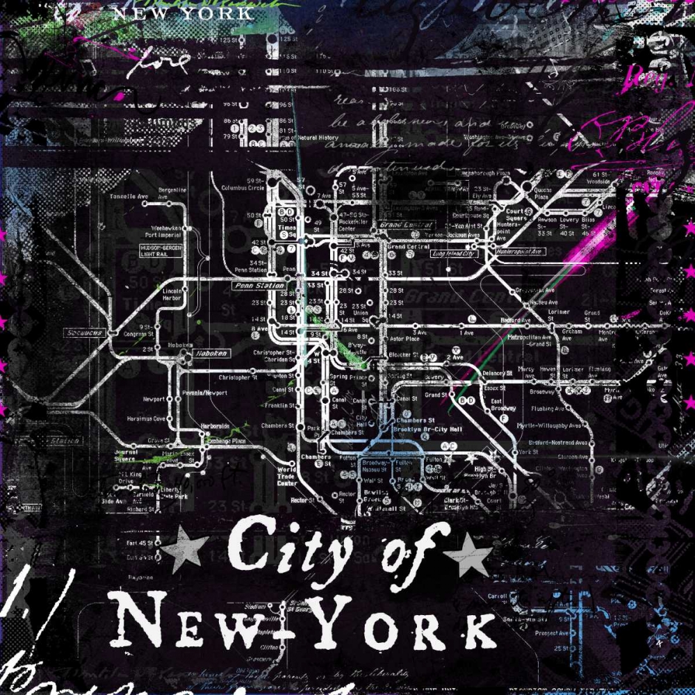 City of New york art print by Teis Albers for $57.95 CAD