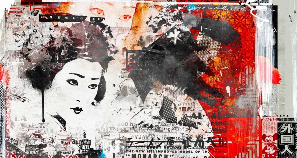 Monarc Geisha art print by Teis Albers for $57.95 CAD