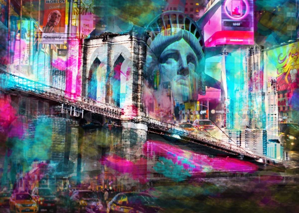 NY liberty art print by Mascha de Haas for $57.95 CAD