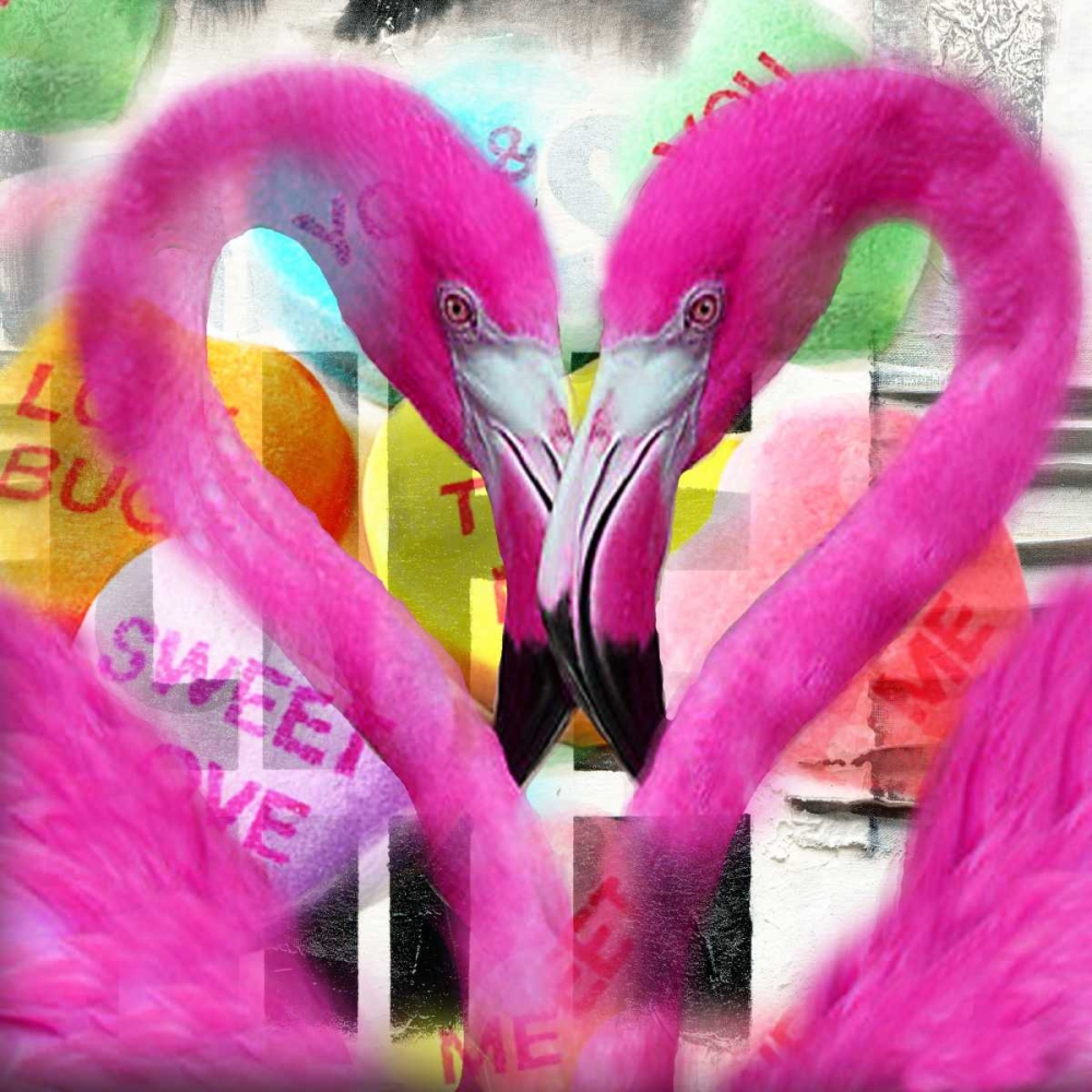 Flamingo art print by Mascha de Haas for $57.95 CAD