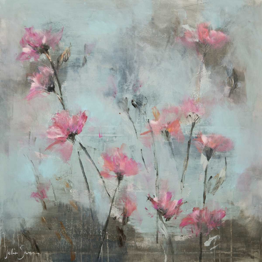 Pink Flowers I art print by Julia Simonis for $57.95 CAD