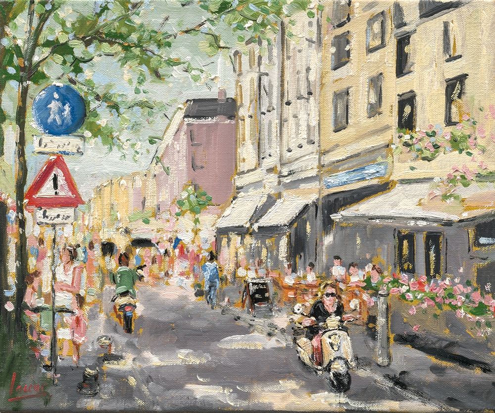 City scene I art print by Nicole Laceur for $57.95 CAD
