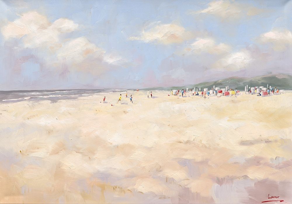 Beach Summer art print by Nicole Laceur for $57.95 CAD