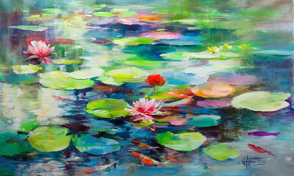 Water lely art print by Willem Haenraets for $57.95 CAD