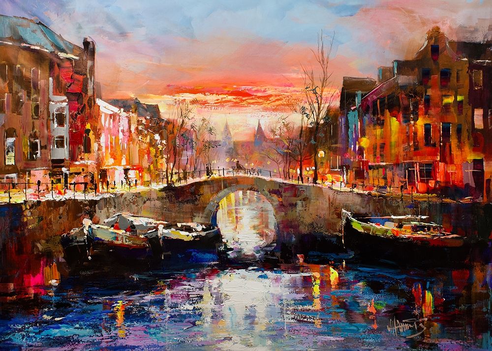 Dutch City II art print by Willem Haenraets for $57.95 CAD