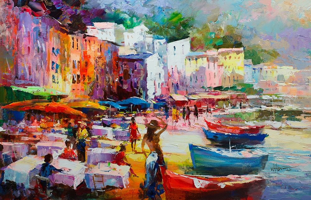 Holiday Harbour club art print by Willem Haenraets for $57.95 CAD