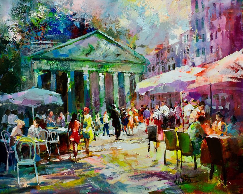 Paris Market art print by Willem Haenraets for $57.95 CAD