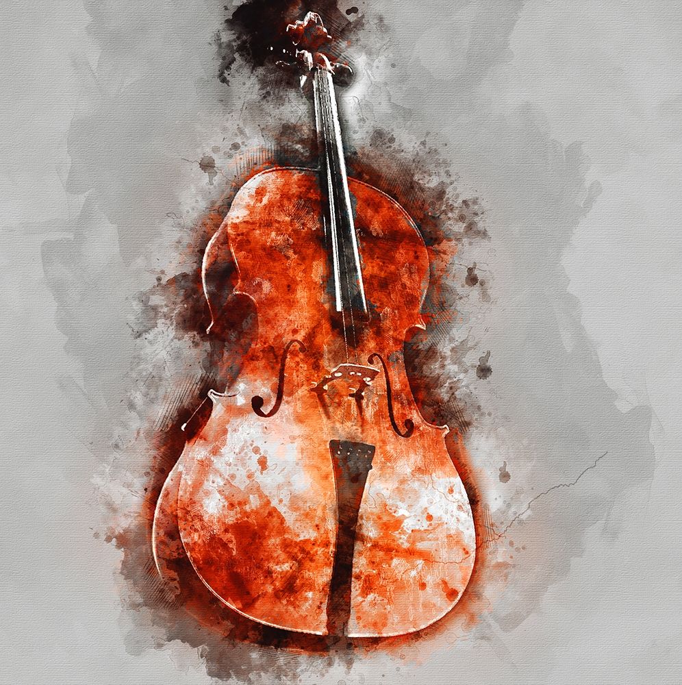Violin art print by James Hurk for $57.95 CAD
