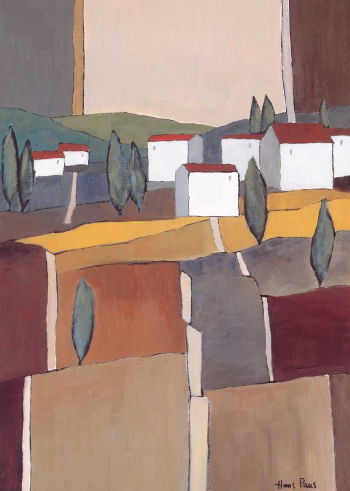 White houses I art print by Hans Paus for $57.95 CAD
