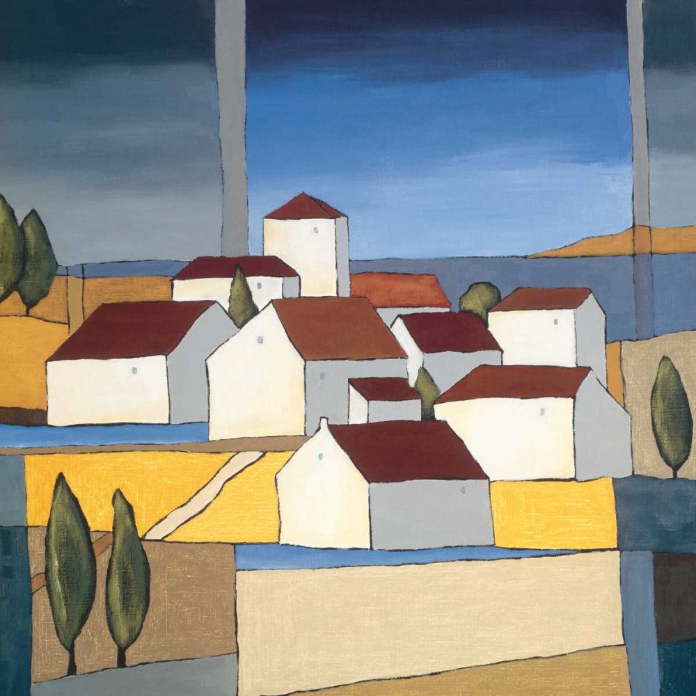 Village near the sea II art print by Hans Paus for $57.95 CAD