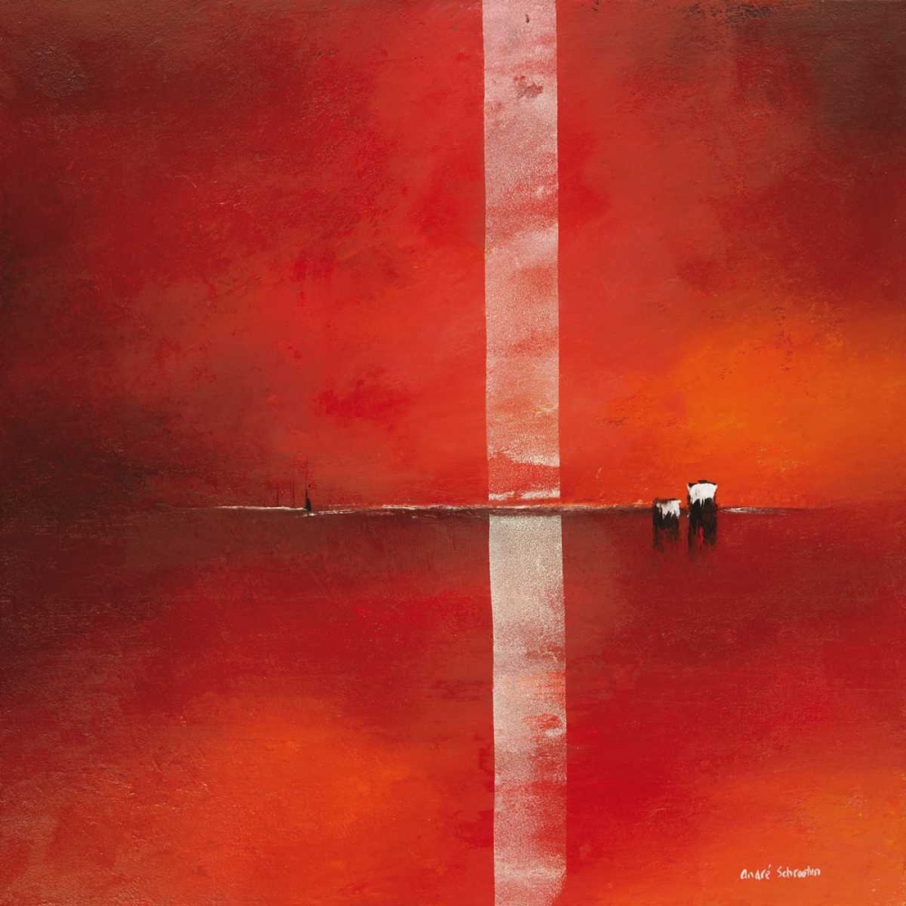 Deep red I art print by Andre Schrooten for $57.95 CAD