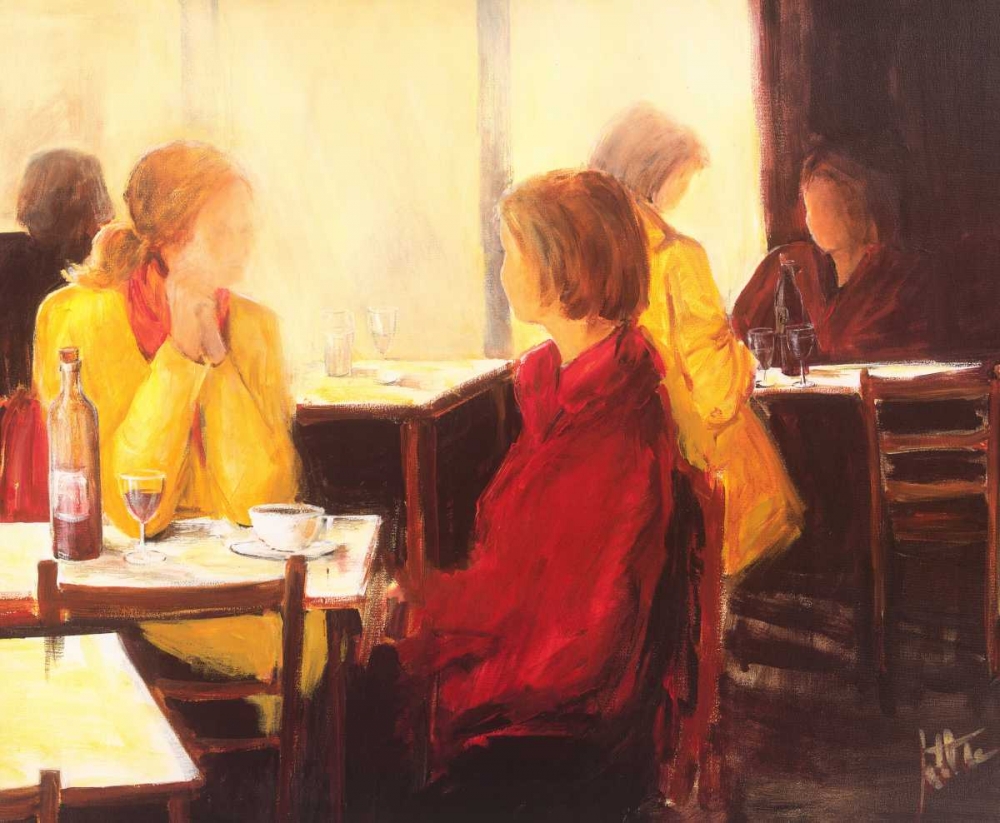 A good conversation I art print by Jettie Roseboom for $57.95 CAD