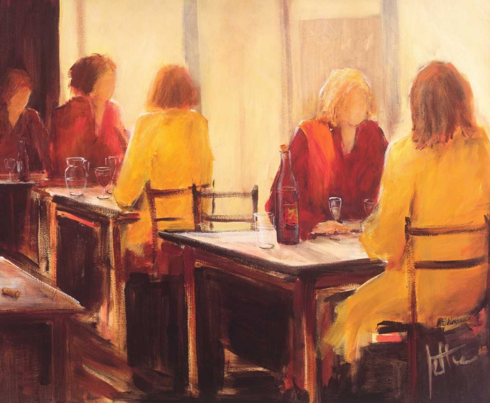 A good conversation II art print by Jettie Roseboom for $57.95 CAD