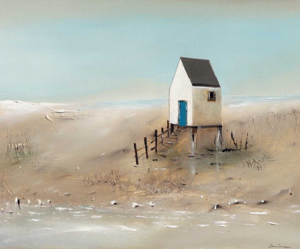 Beach cabins II art print by Jean Jauneau for $57.95 CAD