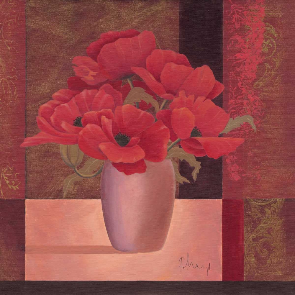 Composition in red II art print by Hans Paus for $57.95 CAD