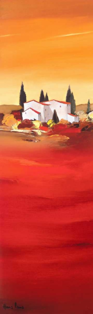 Tuscan red I art print by Hans Paus for $57.95 CAD