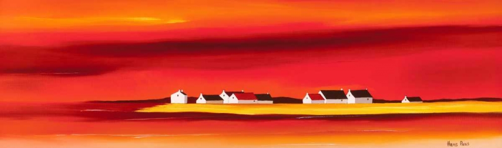 Sundown I art print by Hans Paus for $57.95 CAD