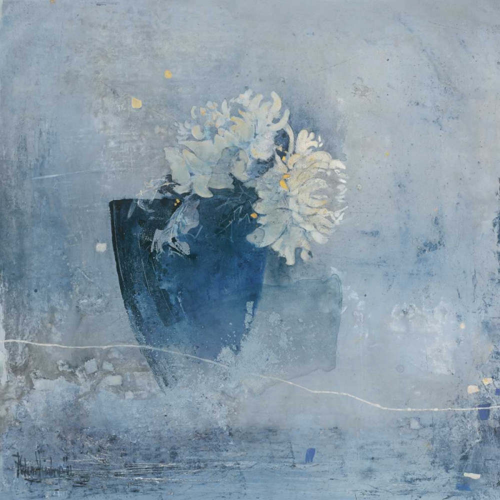 Blue Magnificence I art print by Heleen Vriesendorp for $57.95 CAD