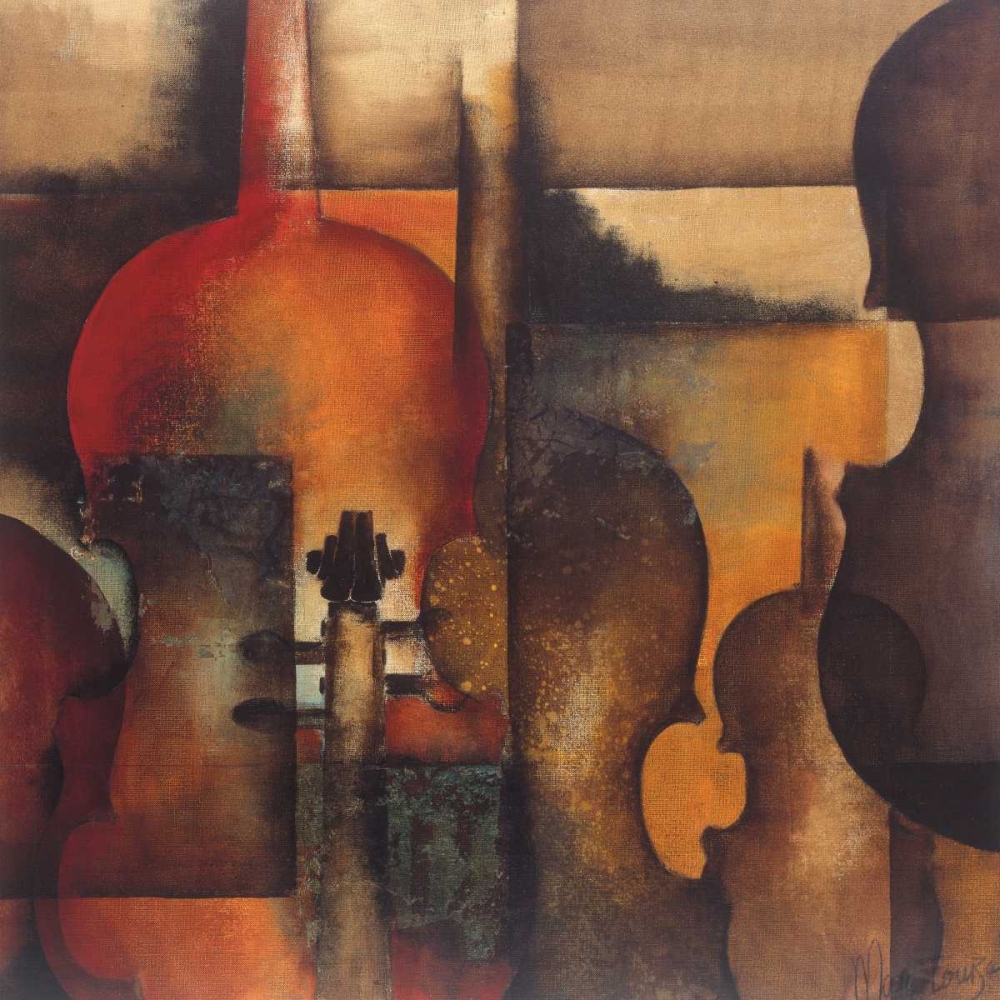 Ode to Music I art print by Marie-Louise Oudkerk for $57.95 CAD
