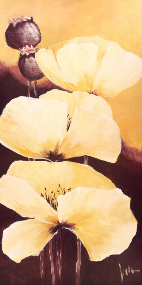 Yellow Poppies III art print by Jettie Roseboom for $57.95 CAD