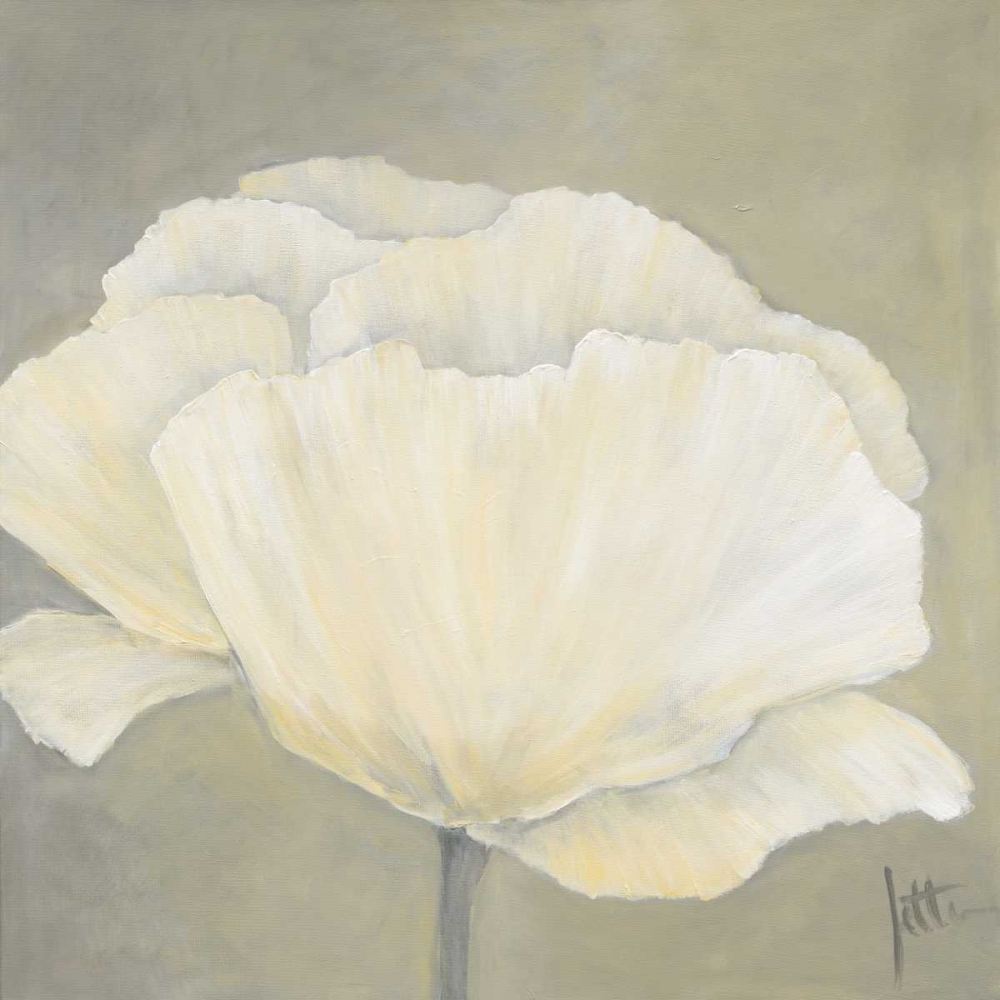 Poppy in white I art print by Jettie Roseboom for $57.95 CAD