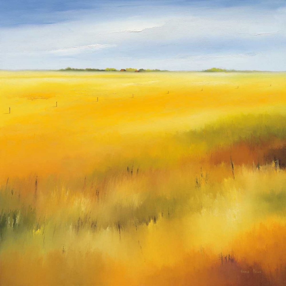 Yellow field II art print by Hans Paus for $57.95 CAD