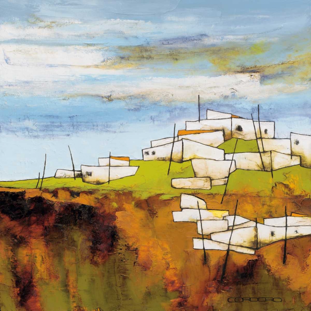 Peaceful village I art print by Emiliana Cordaro for $57.95 CAD