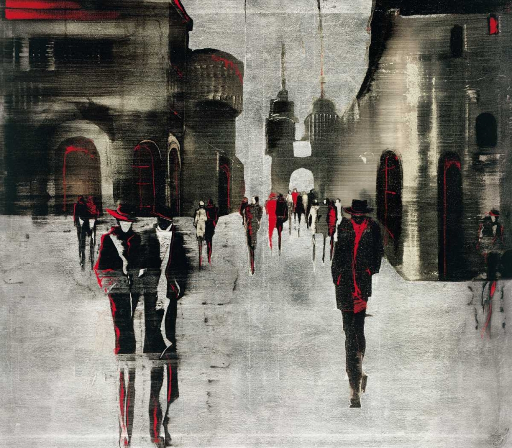 City scene II art print by Elena Radzetska for $57.95 CAD
