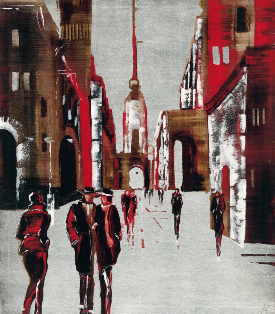 City scene III art print by Elena Radzetska for $57.95 CAD