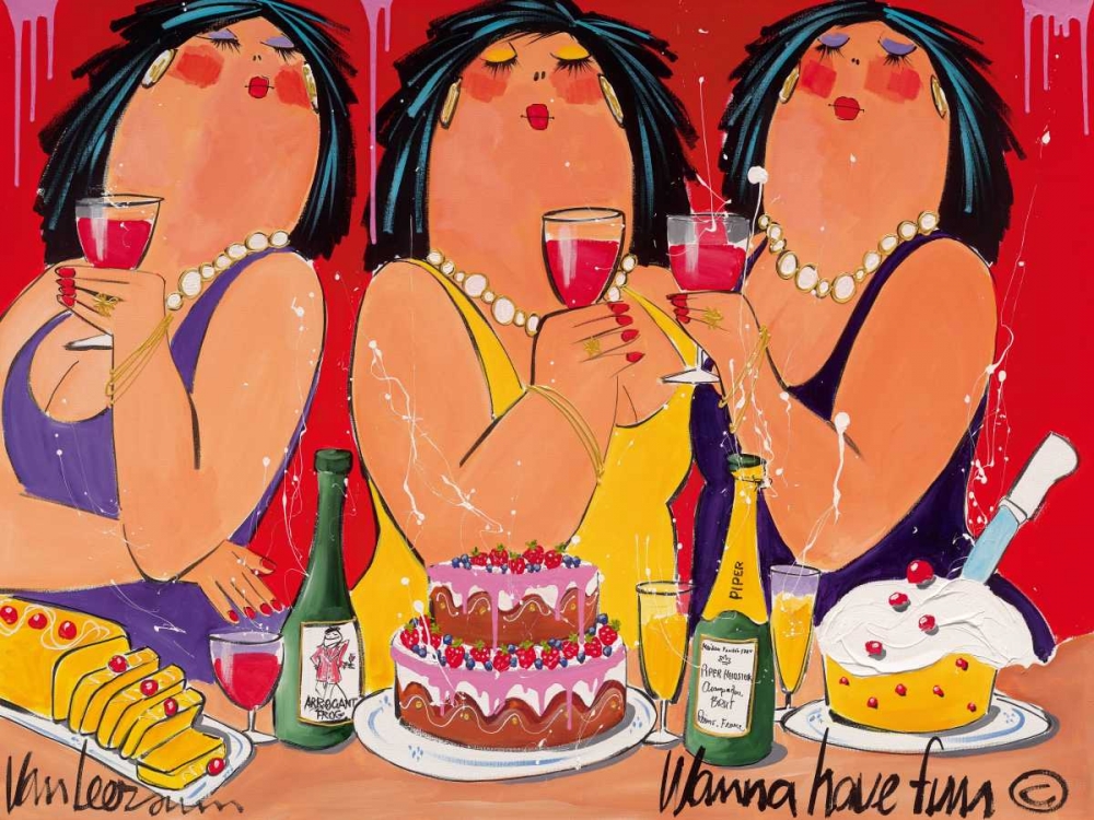 Wanna have Fun art print by El van Leersum for $57.95 CAD