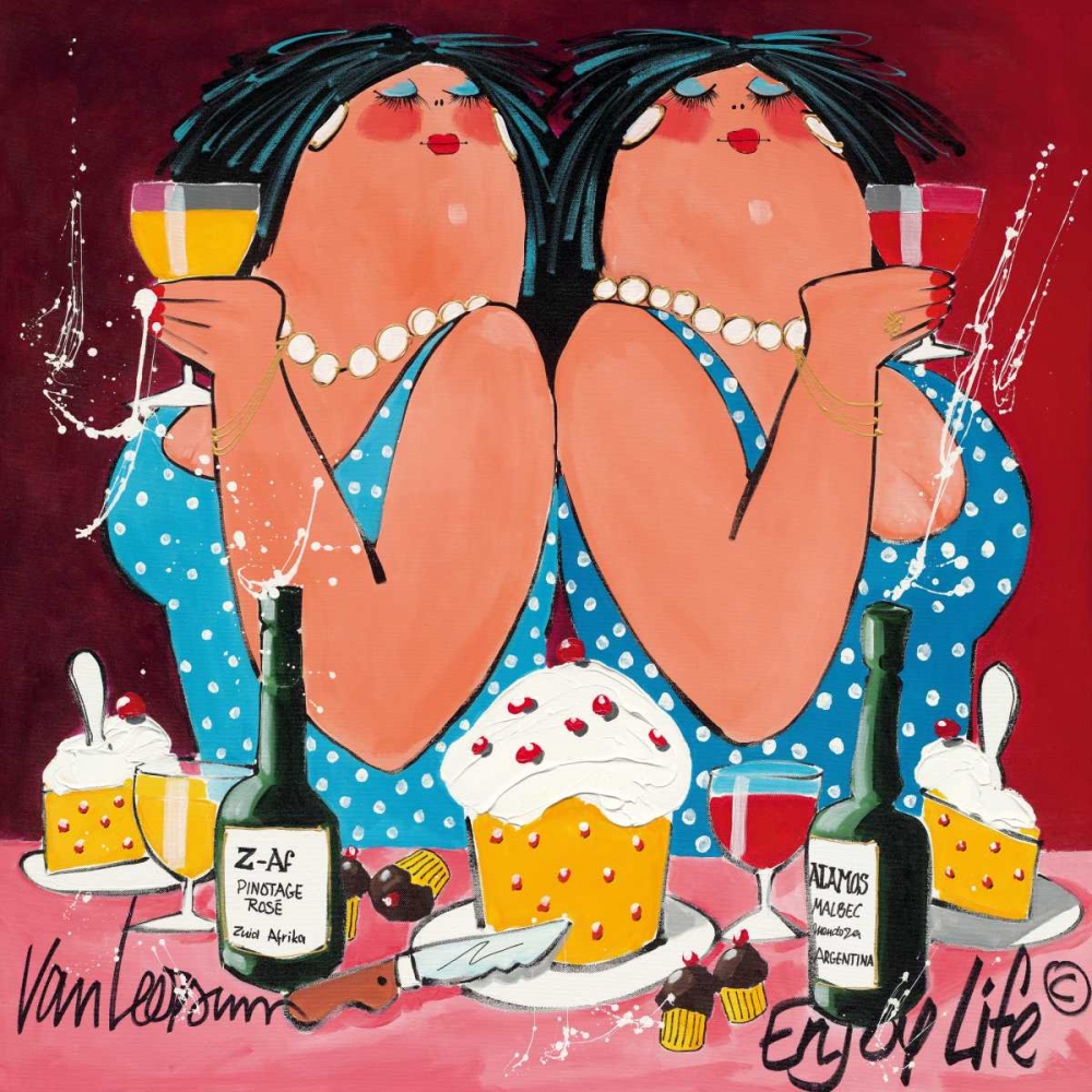 Enjoy Life art print by El van Leersum for $57.95 CAD