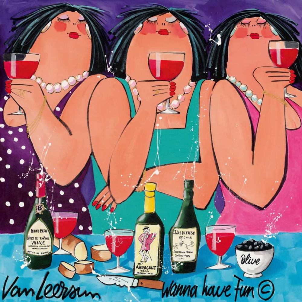 Wanna have Fun II art print by El van Leersum for $57.95 CAD