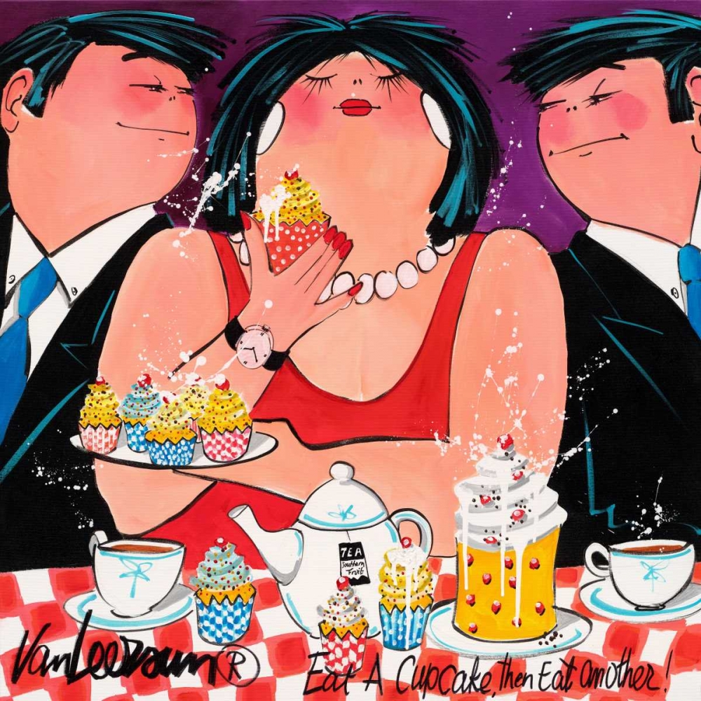 Eat a cupcake art print by El van Leersum for $57.95 CAD