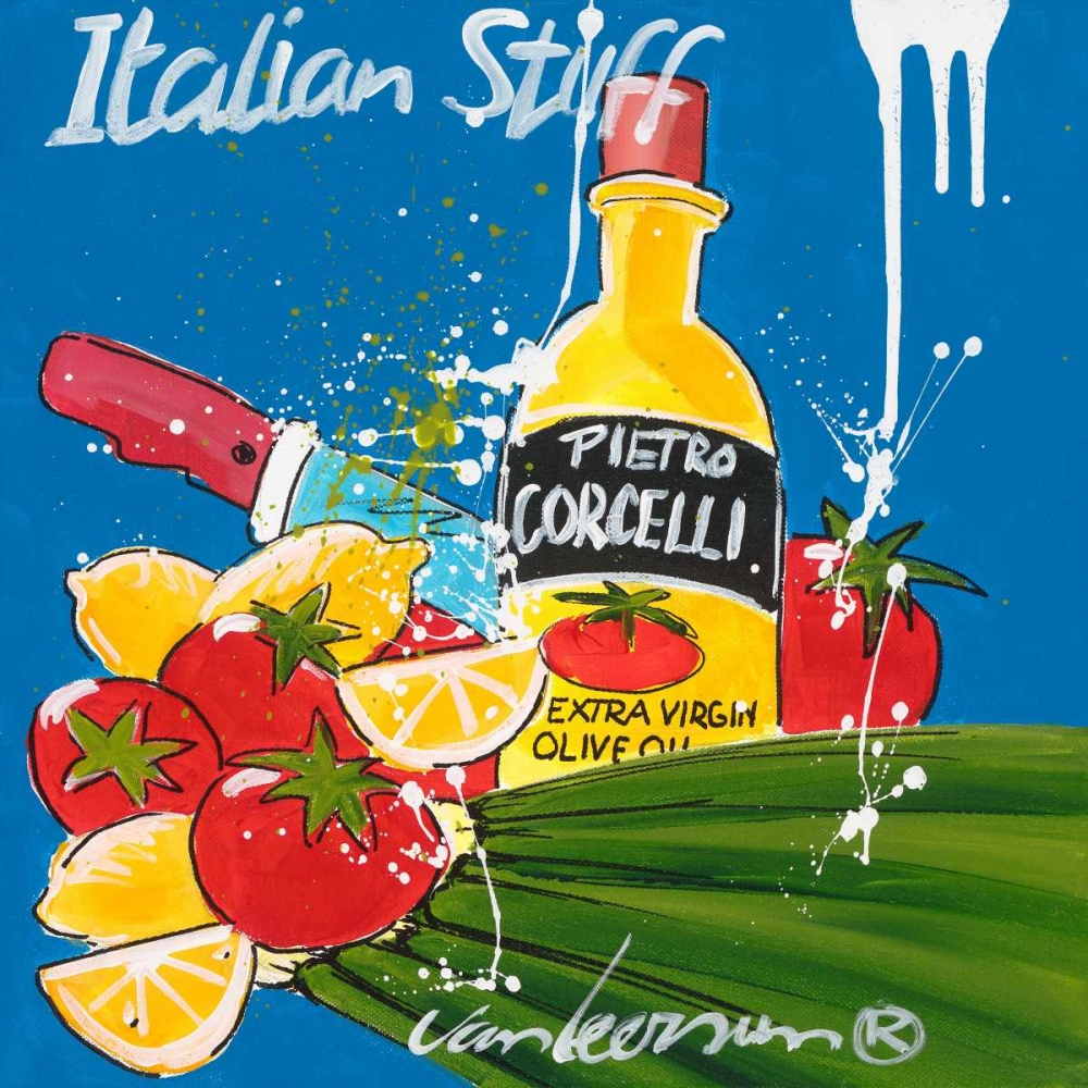 Italian stuff art print by El van Leersum for $57.95 CAD