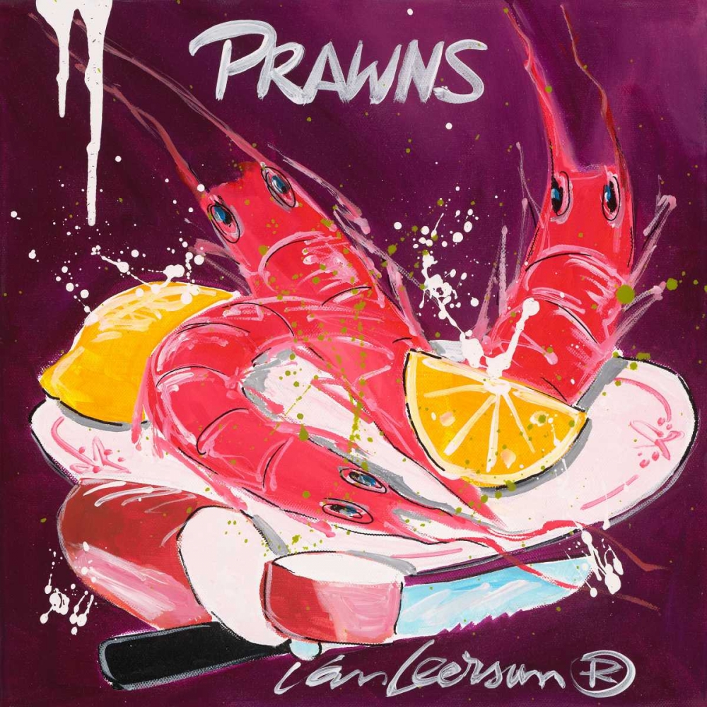 Prawns art print by El van Leersum for $57.95 CAD