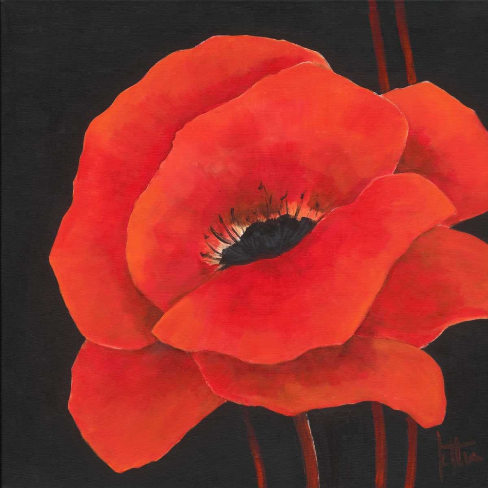 Simple red I art print by Jettie Roseboom for $57.95 CAD