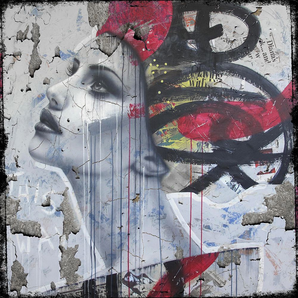 Red love art print by Hans Jochem Bakker for $57.95 CAD